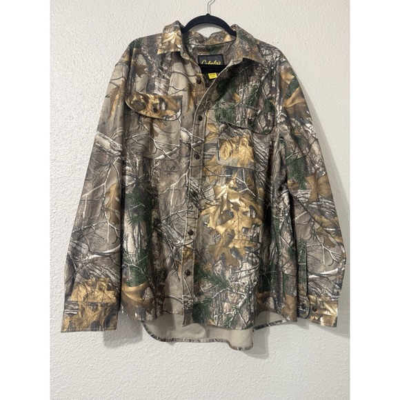 Cabela's Other - Cabelas Camo Hunting Button Down Mens 2XL Outdoor Deer Pockets